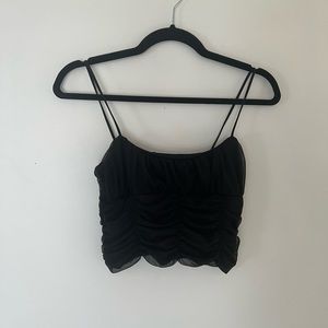 Mesh Detailed Cami Top